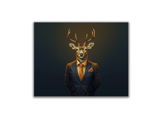 Wall Art Chief deer- Modern art-Wildlife Canvas Art