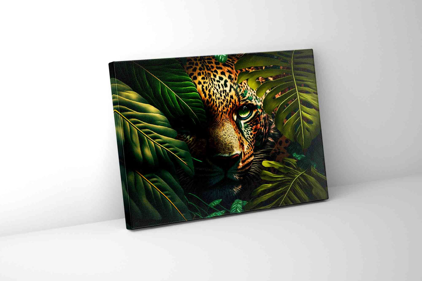 The leopard in the wildlife- Animal Canvas Art -