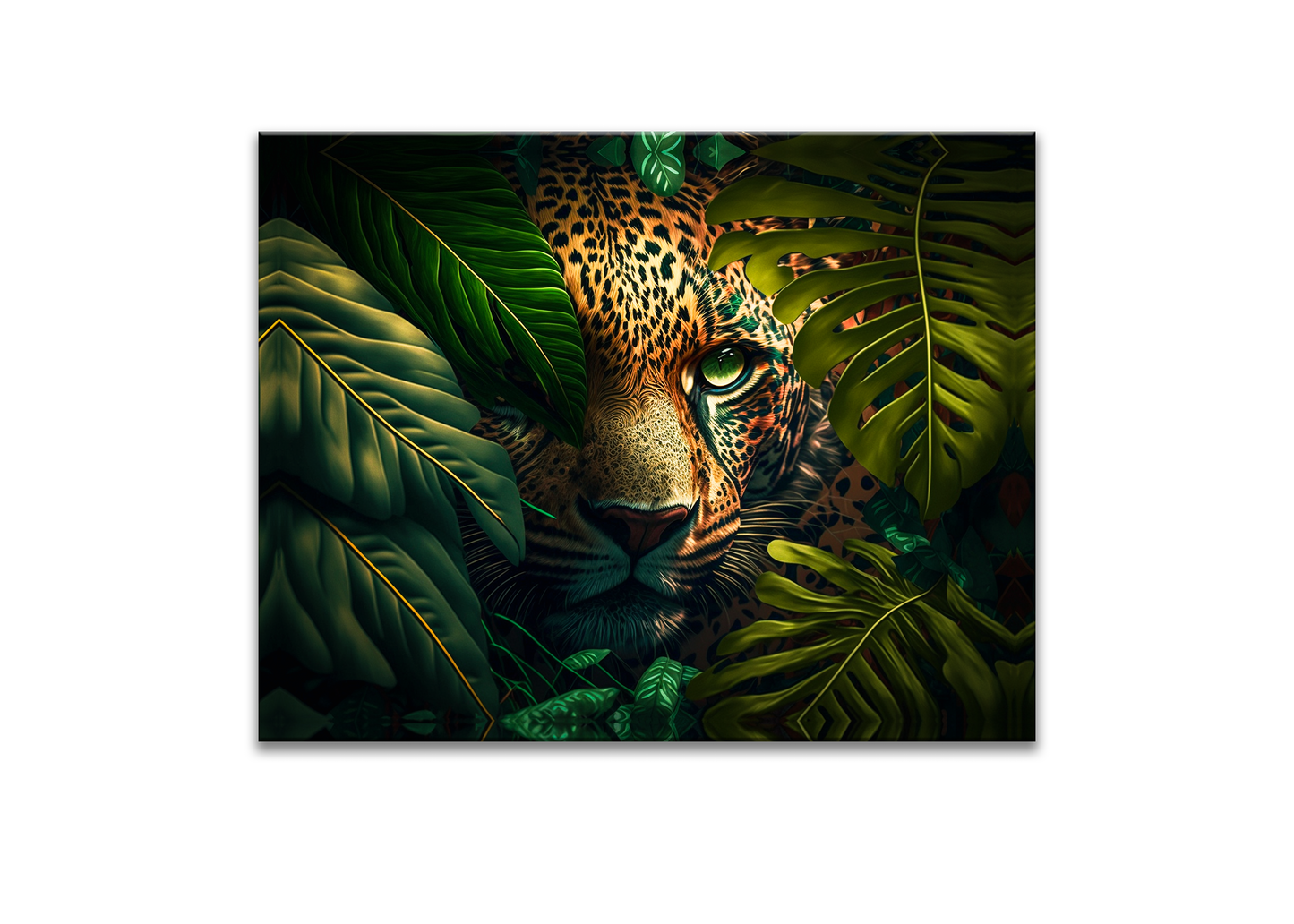 The leopard in the wildlife- Animal Canvas Art -