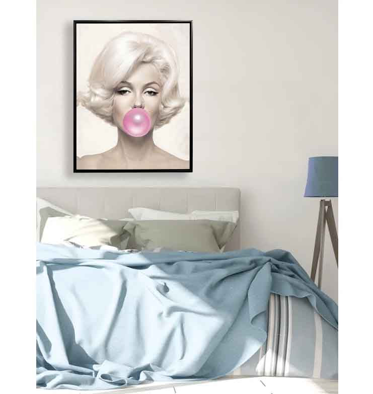 Marilyn in pink-Wall art decor