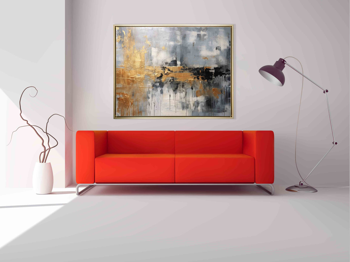 Wall Art -Autumn abstract canvas print