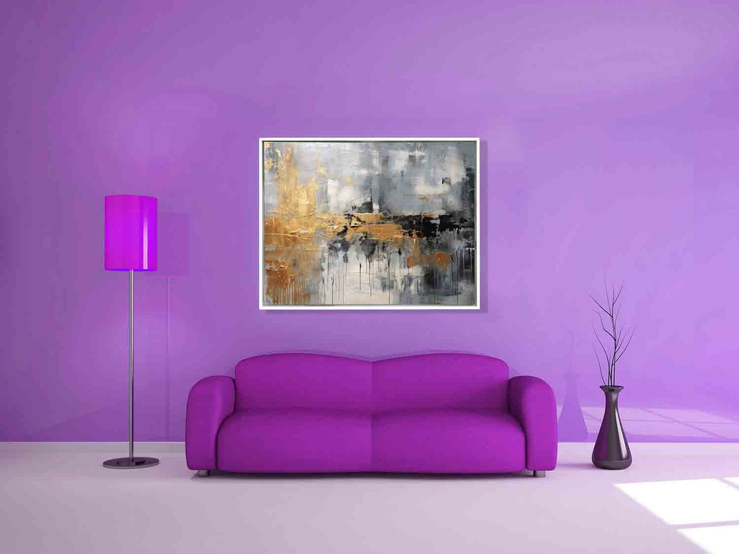 Wall Art -Autumn abstract canvas print