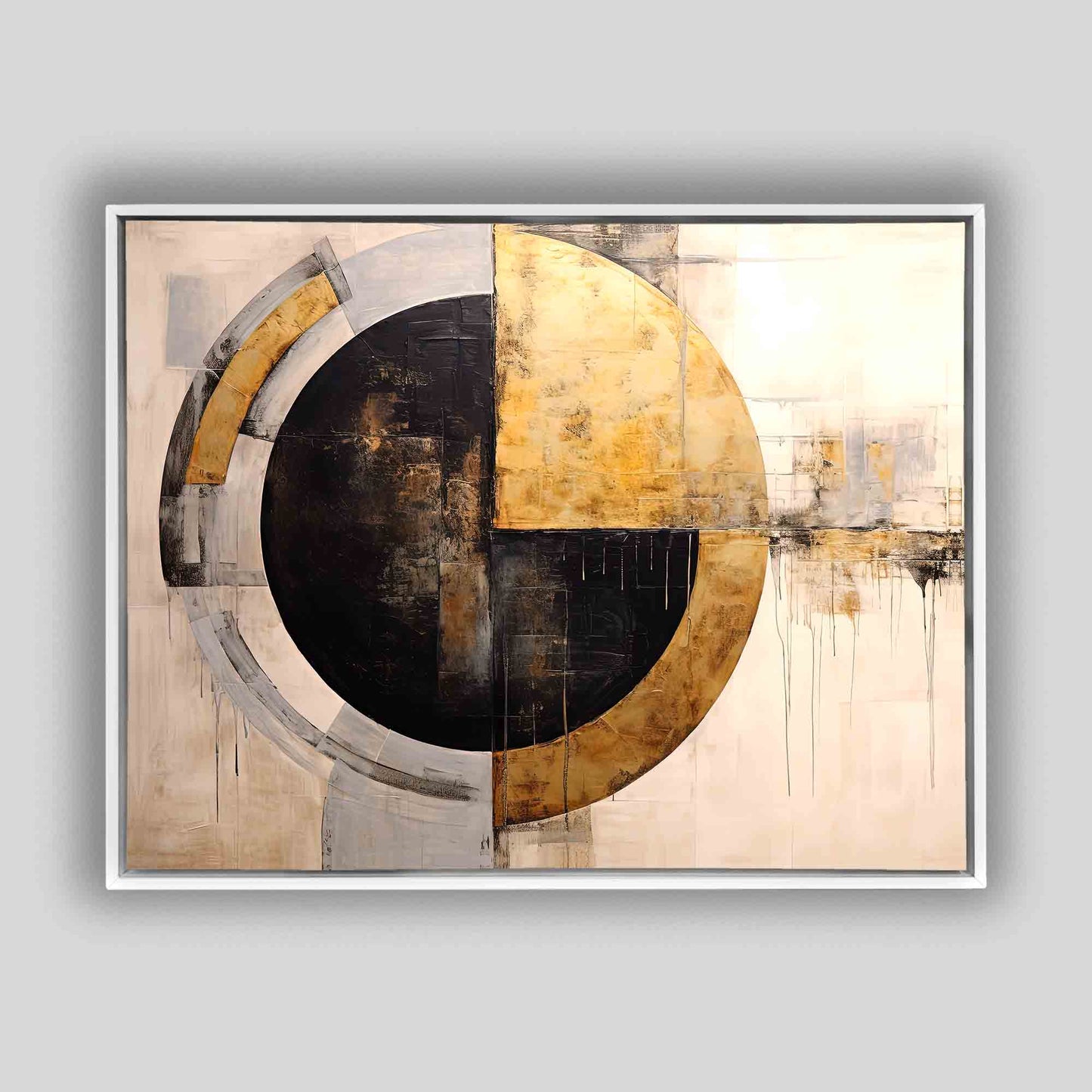 Wall Art Abstract Sun -Canvas print- Modern Art