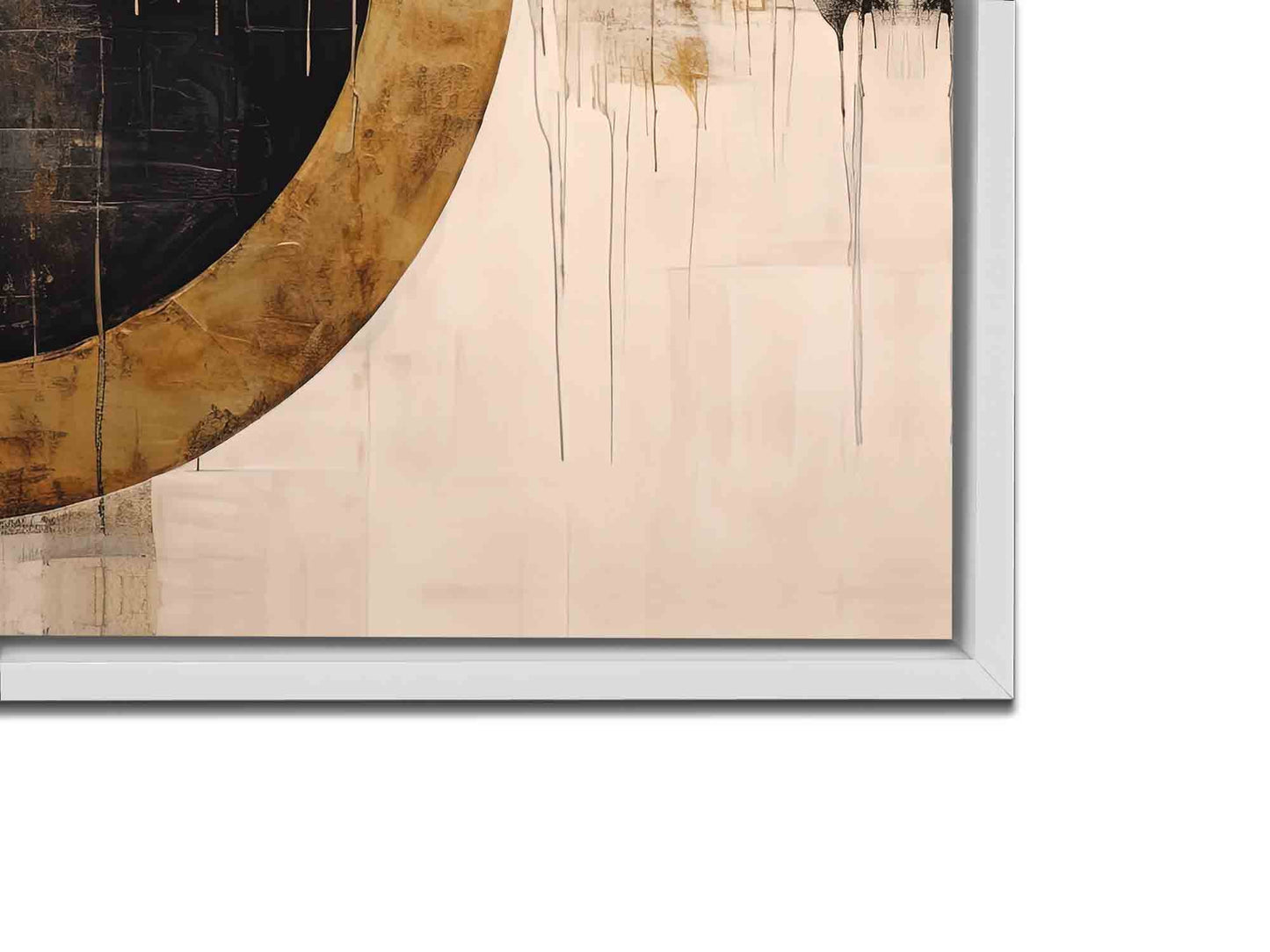 Wall Art Abstract Sun -Canvas print- Modern Art