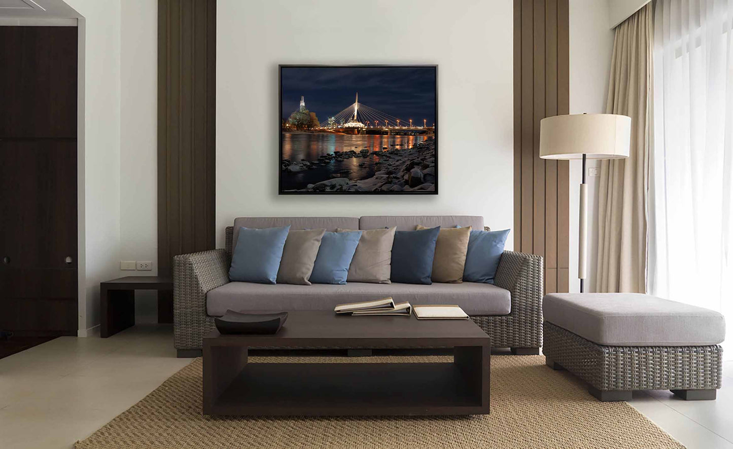 Winnipeg Skyline Wall Art - Canvas Prints - RGB Varnish