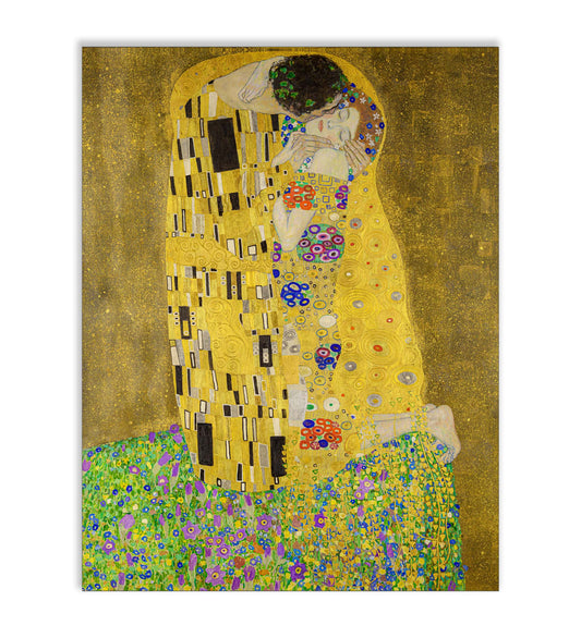 Wall Art The Kiss" Fine Art-Gold varnish