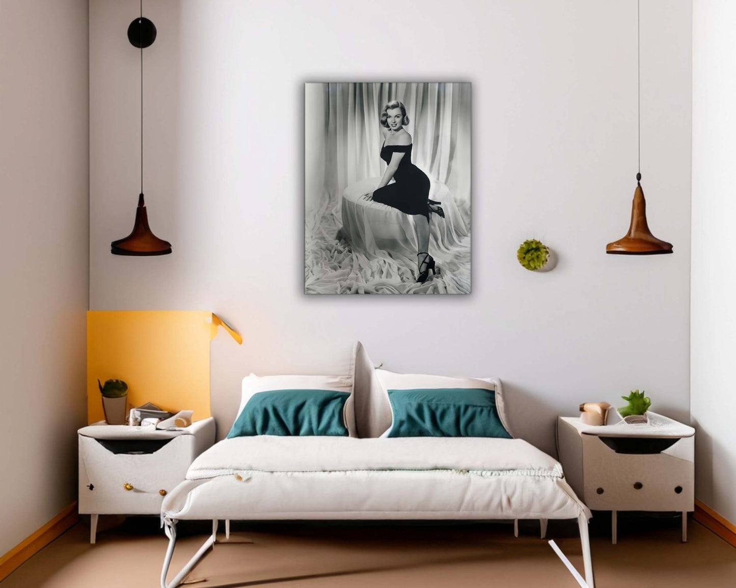 Wall Art-Marilyn in the room- Canvas Print
