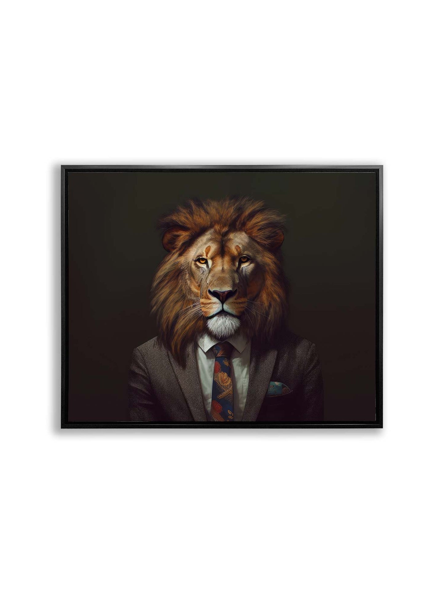 Wall Art-Wildlife Canvas Art - Boss Lion