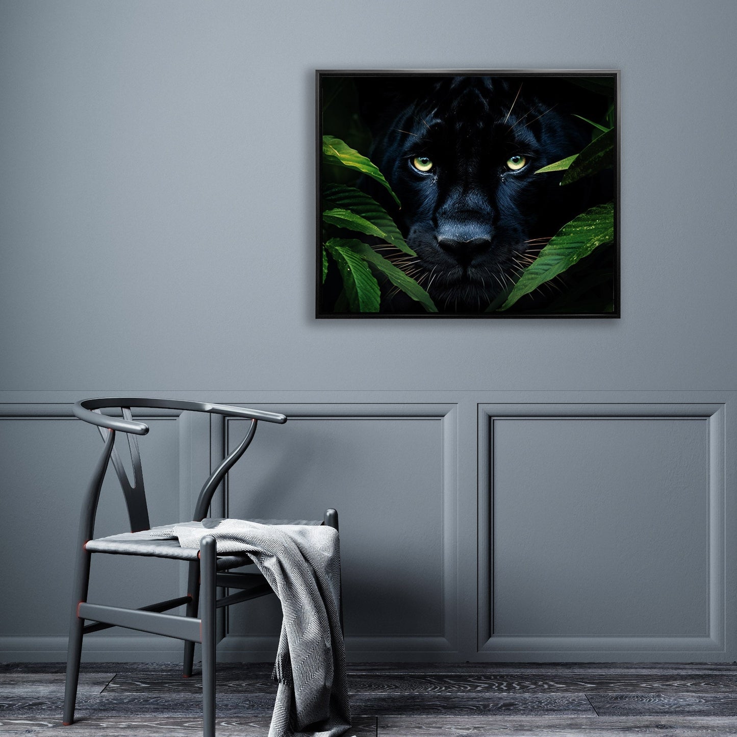 Rare Black Jaguar - Wall Decor-RGB Vanish Canvas Print