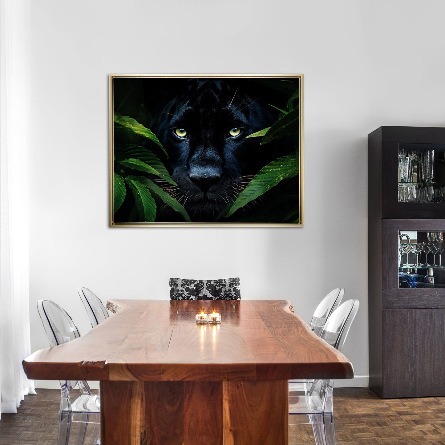 Rare Black Jaguar - Wall Decor-RGB Vanish Canvas Print