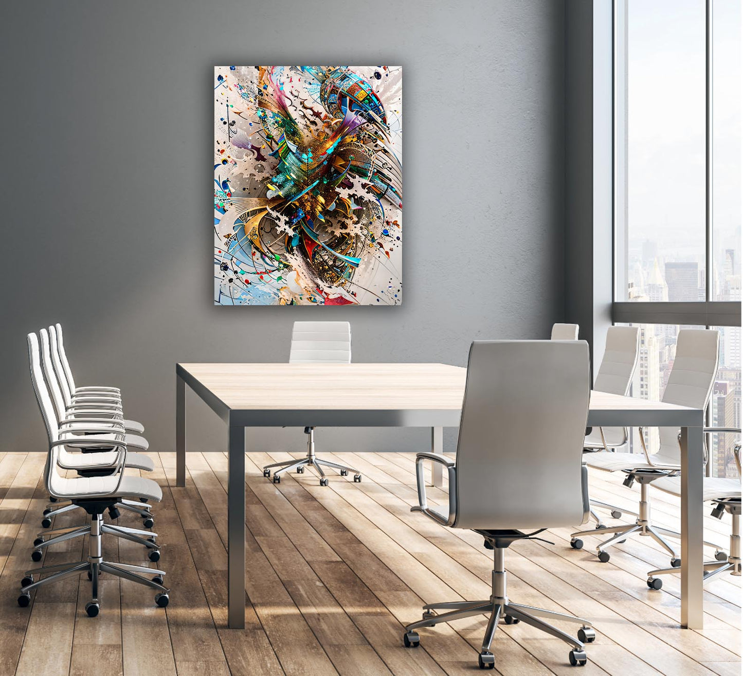 Wall Art-Abstract 1-Canvas Printed-Artwork