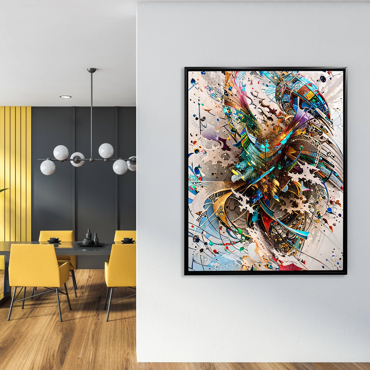 Wall Art-Abstract 1-Canvas Printed-Artwork