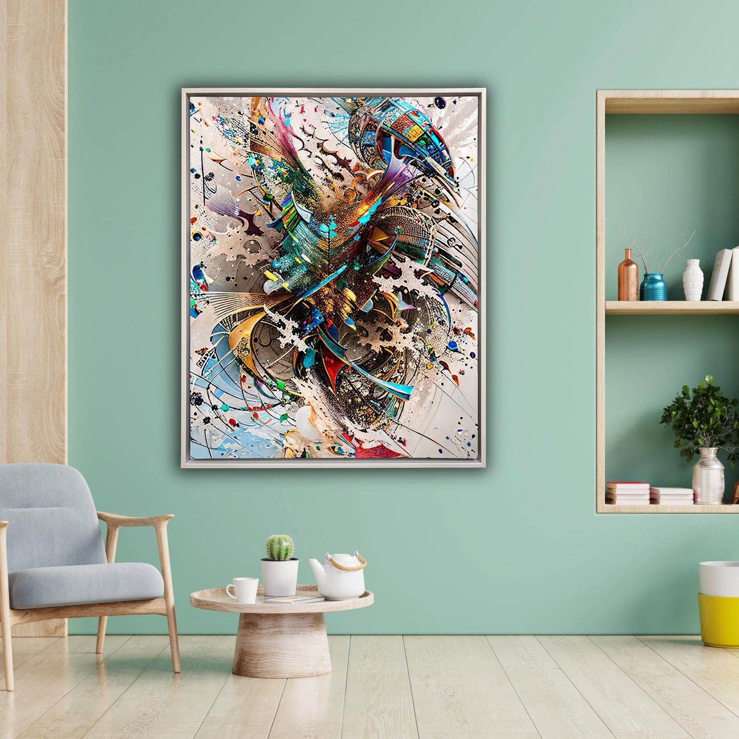Wall Art-Abstract 1-Canvas Printed-Artwork