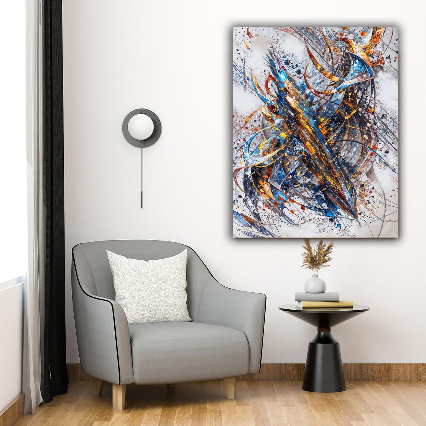 Wall Art-Abstract 2-Canvas Printed-Artwork