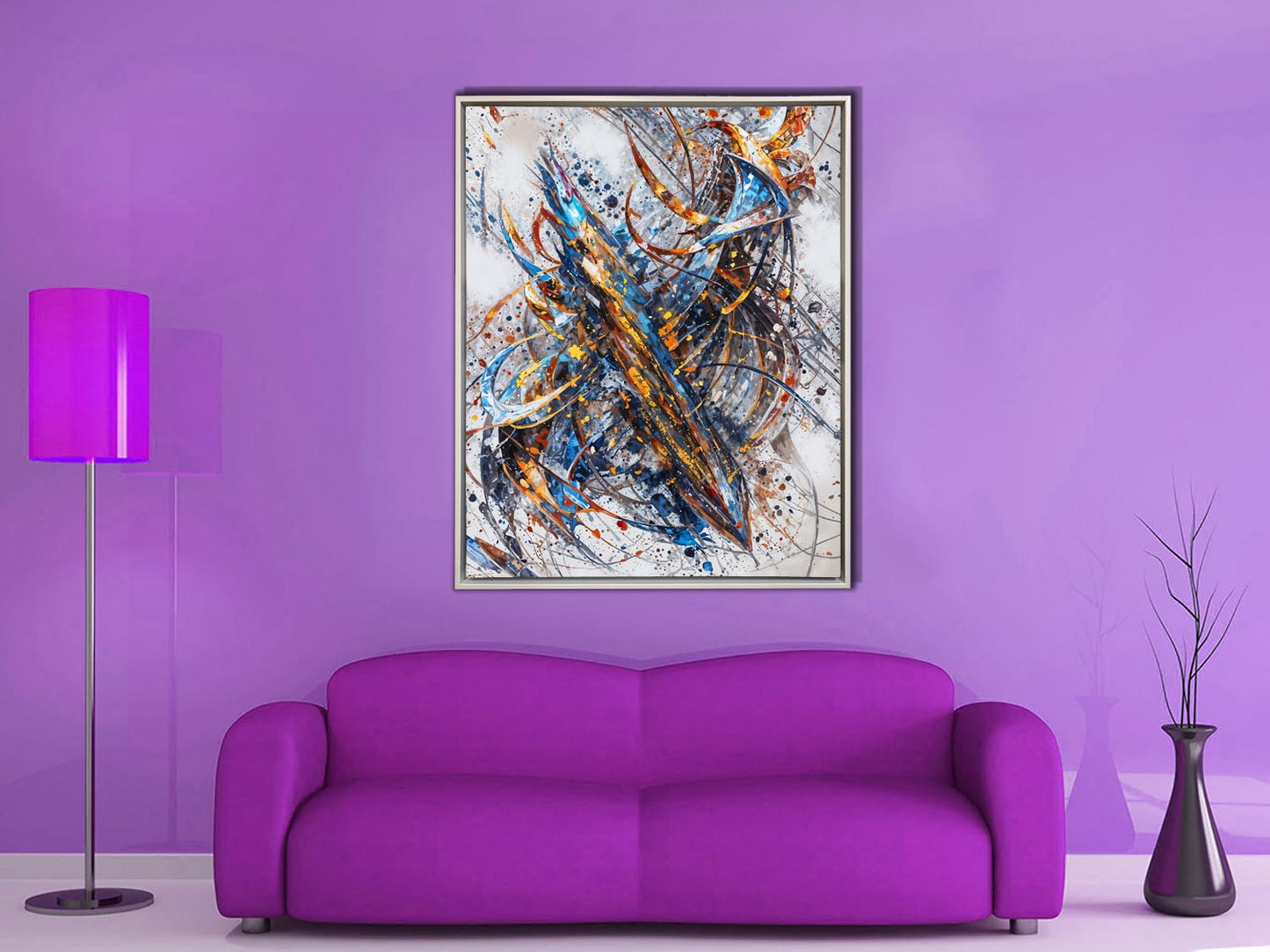 Wall Art-Abstract 2-Canvas Printed-Artwork