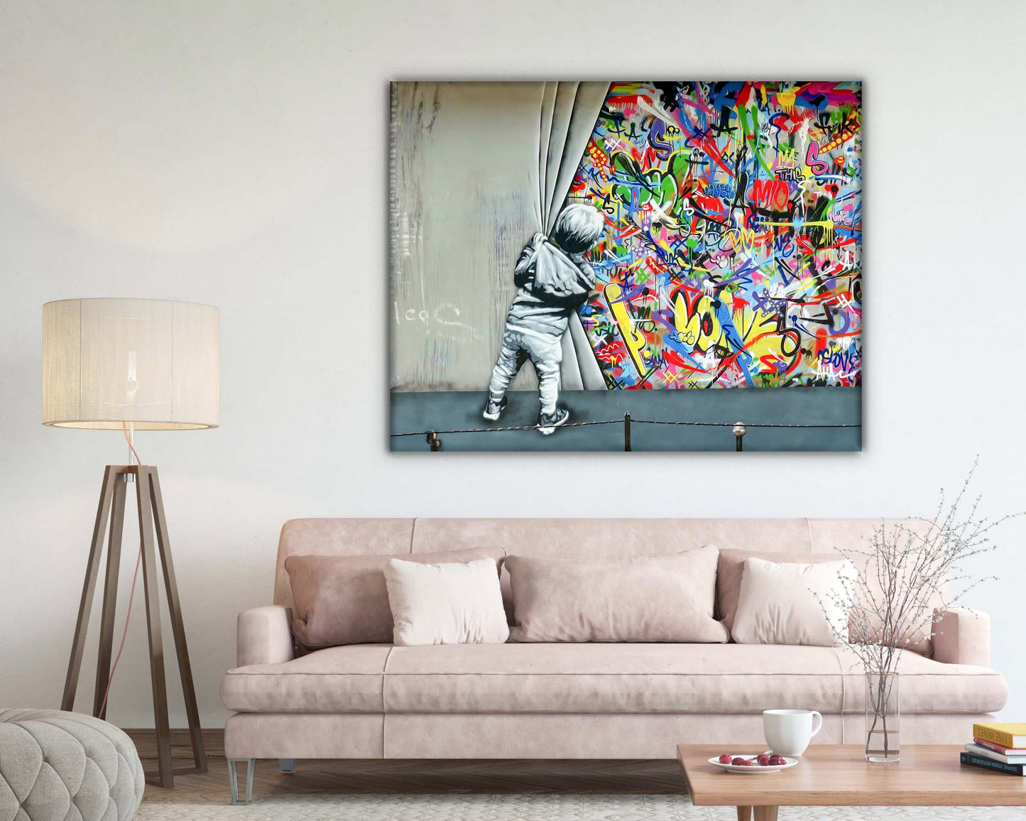 Wall Art Grafitti  -Canvas Printed-Artwork Decor