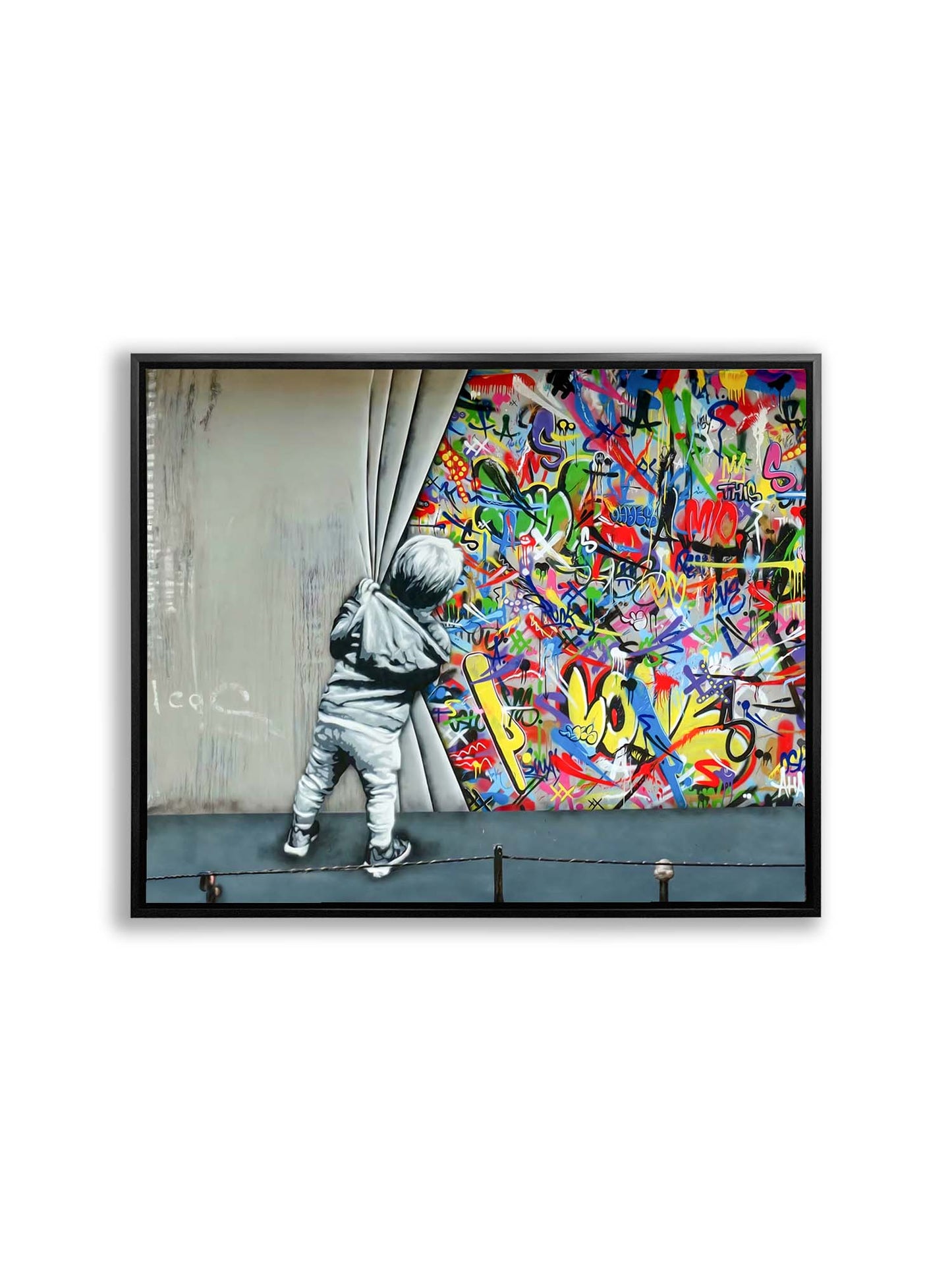 Wall Art Grafitti  -Canvas Printed-Artwork Decor