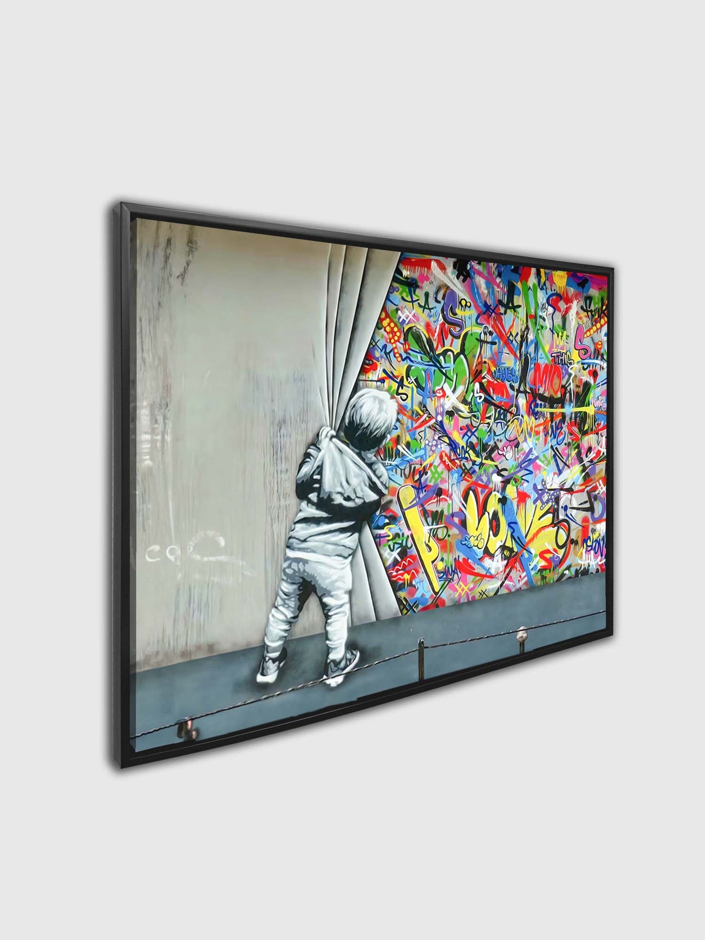 Wall Art Grafitti  -Canvas Printed-Artwork Decor