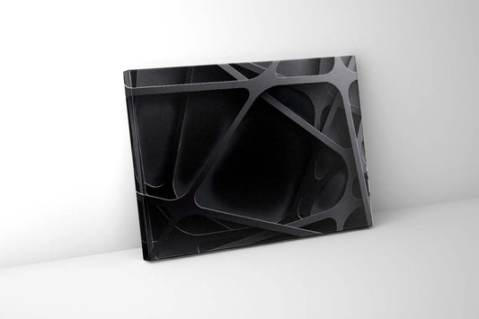Wall Art-3 D Black-Canvas Printed-Artwork