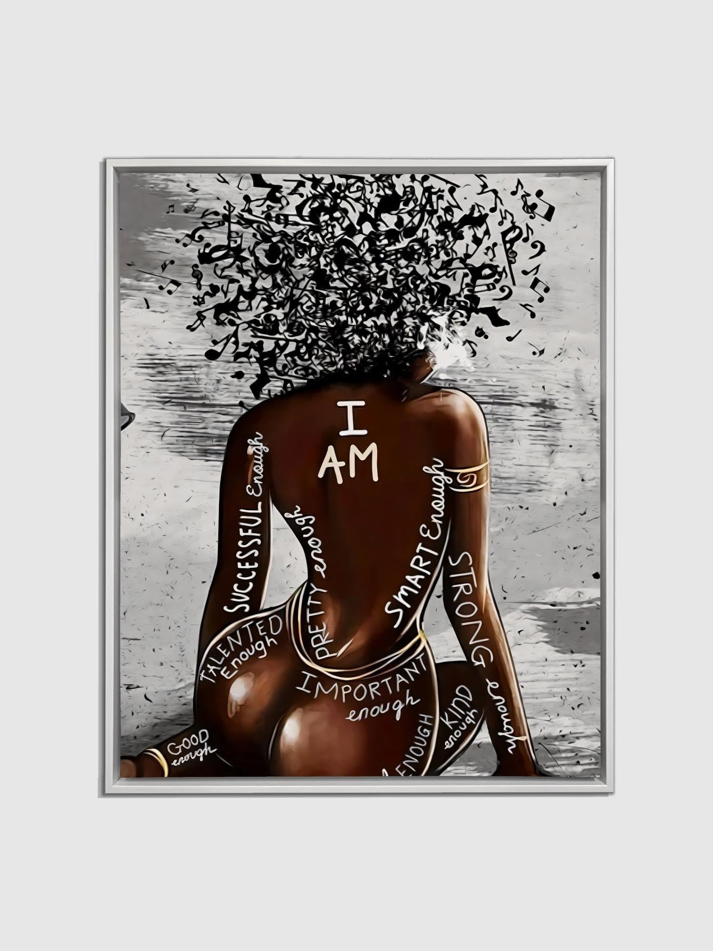 Wall Art-I AM-Canvas Printed