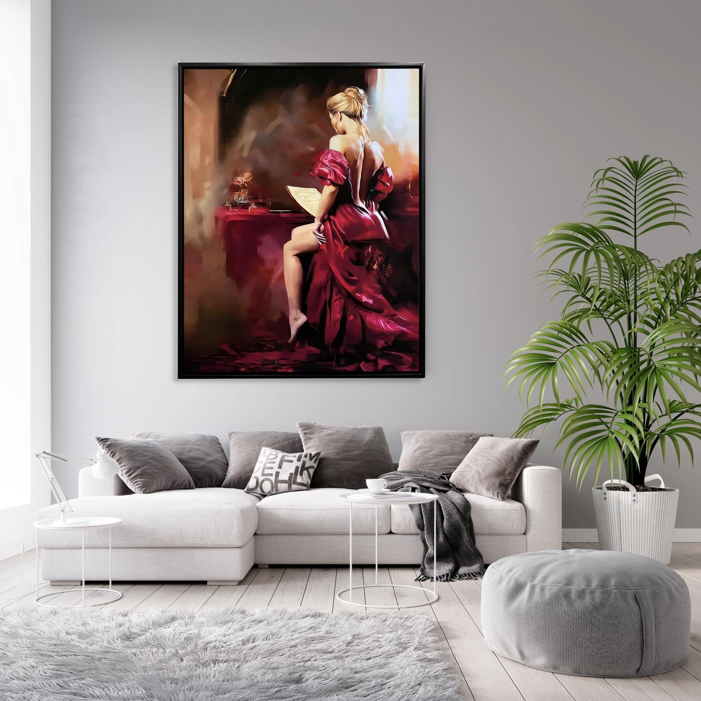 Wall Art-Preparing for the Performance. Fine art-Atwork