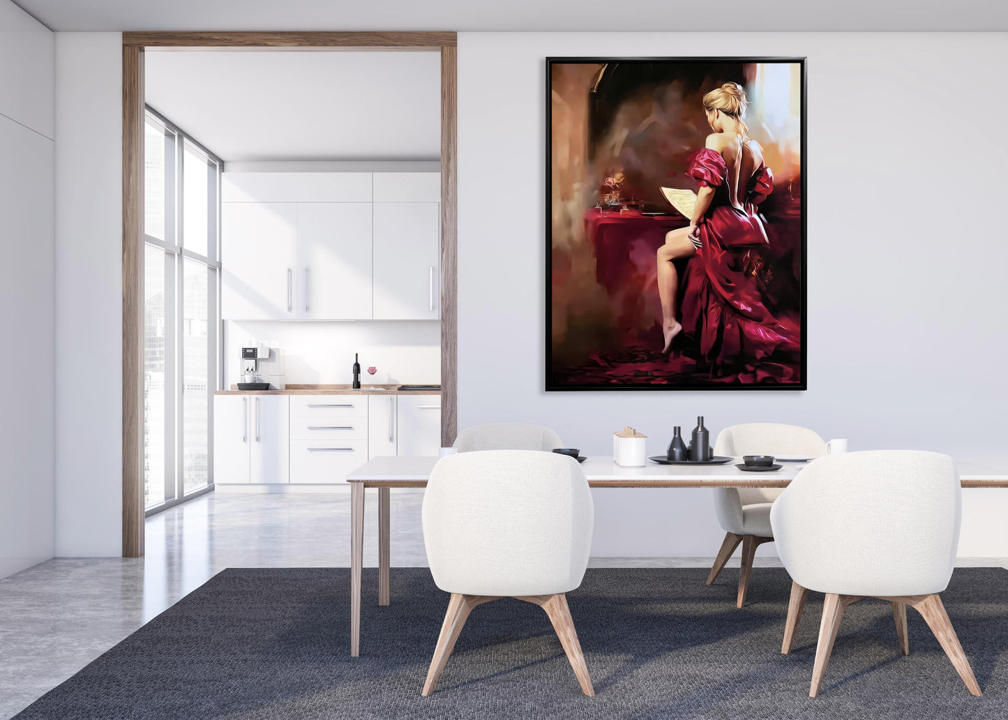 Wall Art-Preparing for the Performance. Fine art-Atwork