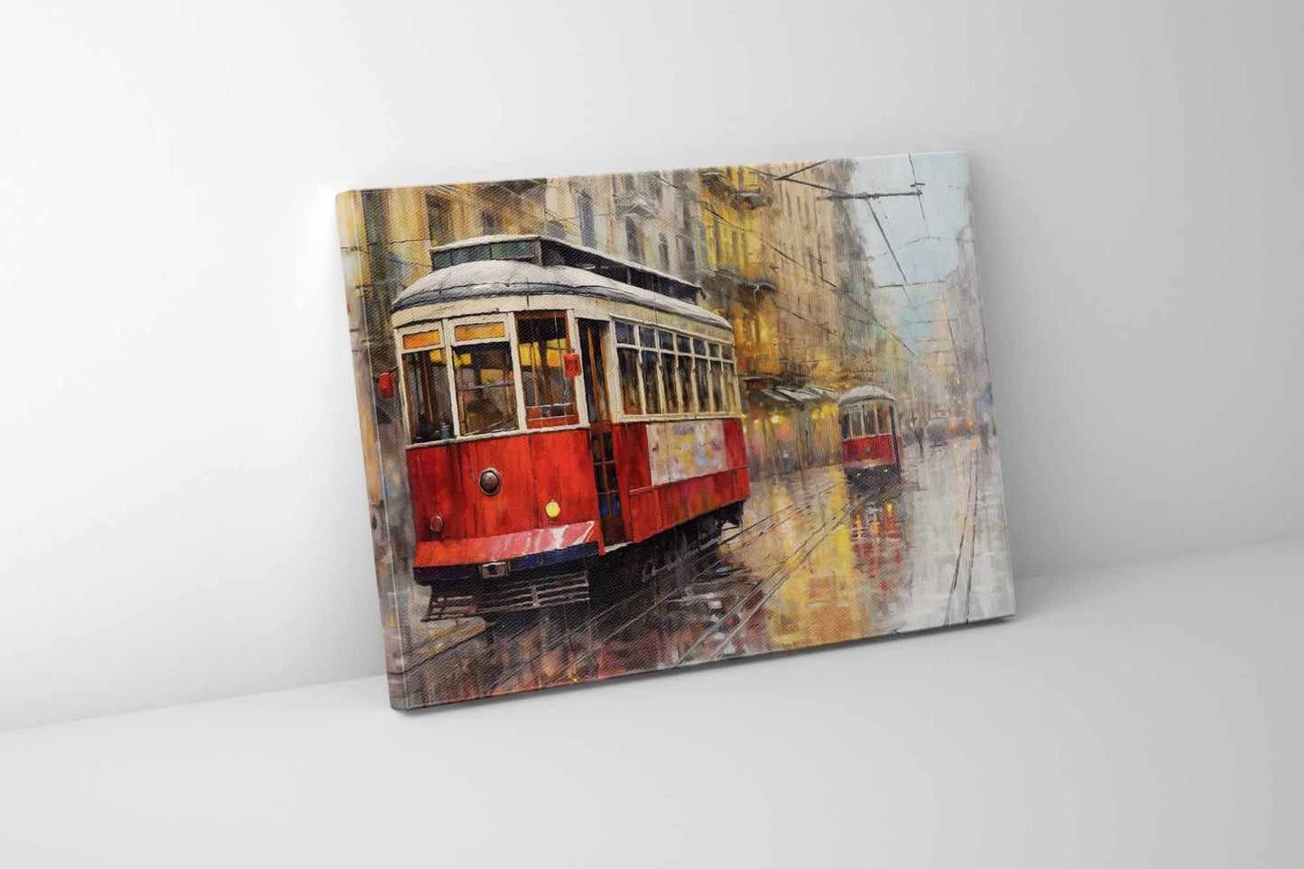 Vintage Street Car/Tram  48" x 36"