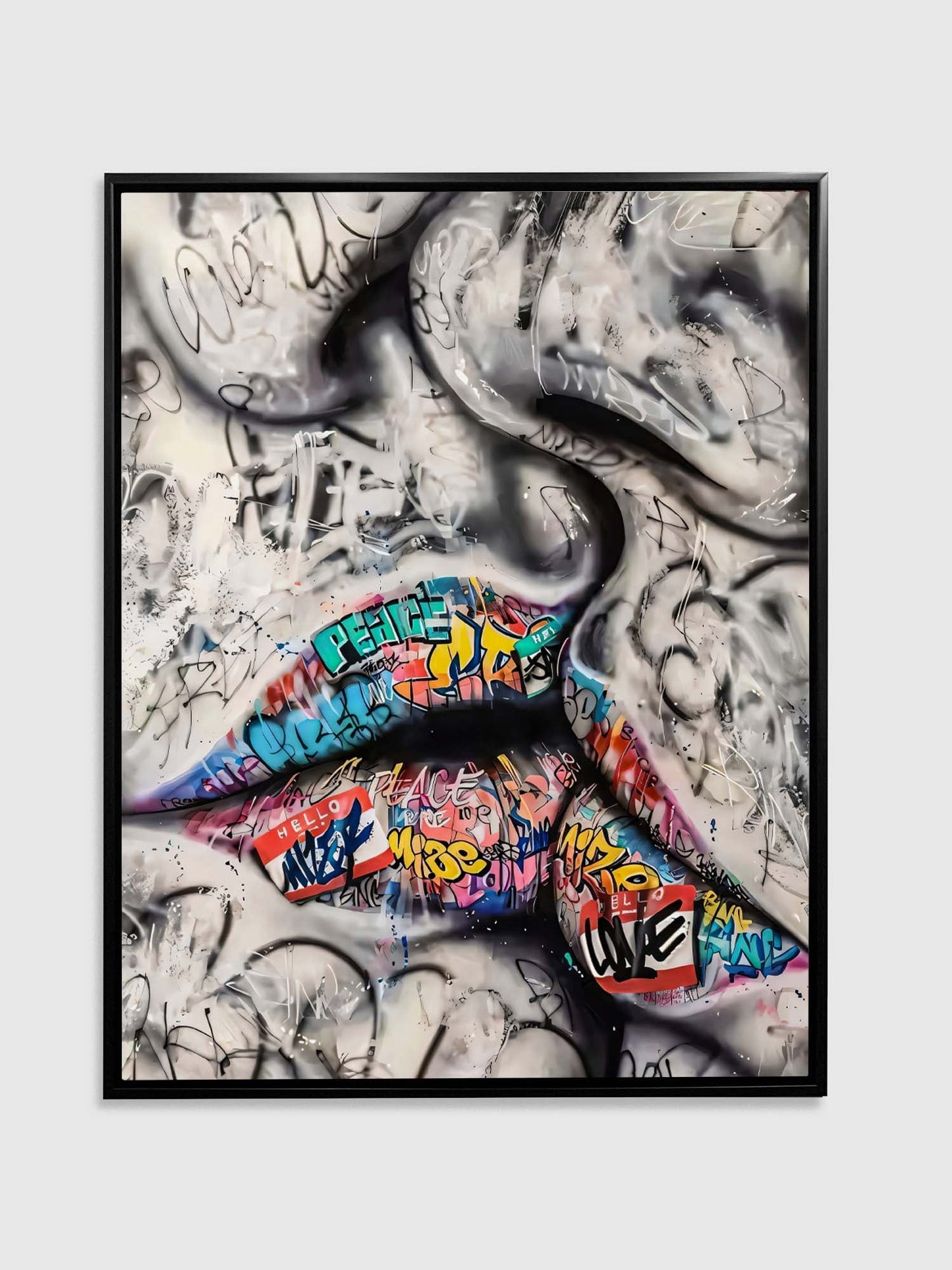 Wall Art The Kiss 2024" 36" x 48"