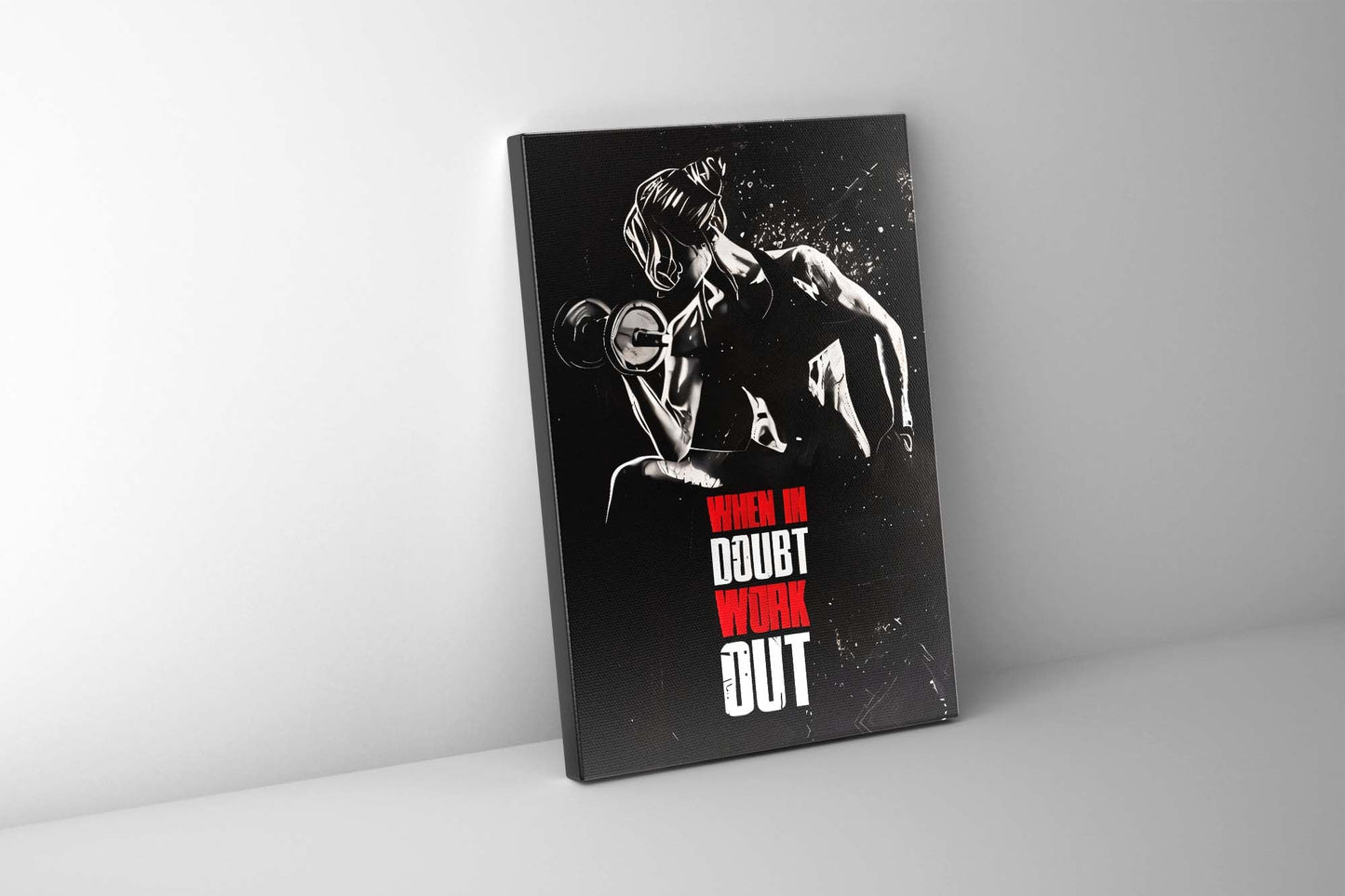 Wall Art Bodybuilding Inspiration II Fine art canvas