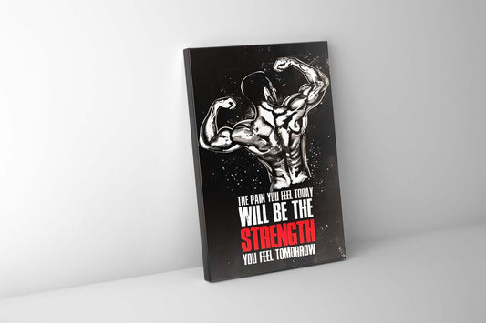 Wall Art Bodybuilding Inspiration I " Fine Art Canvas