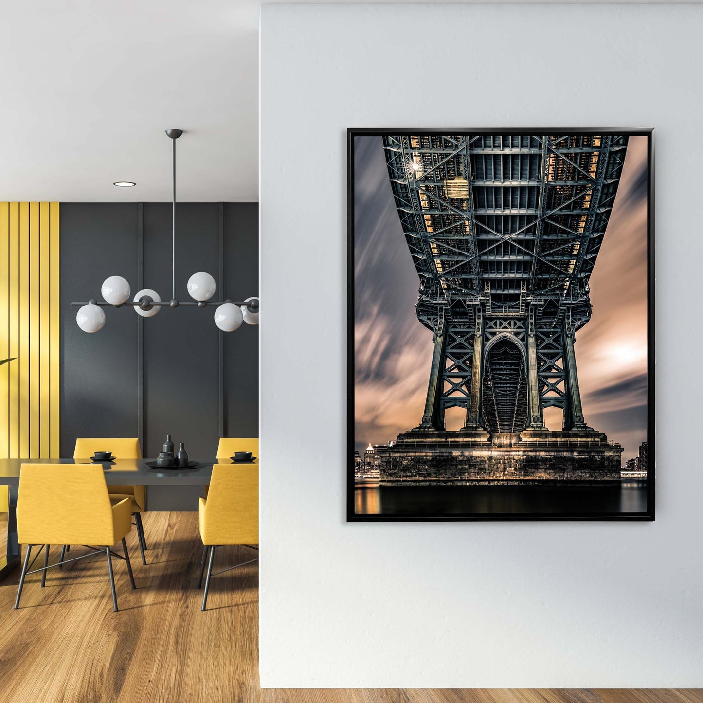 Wall Art Bridge Symmetry
