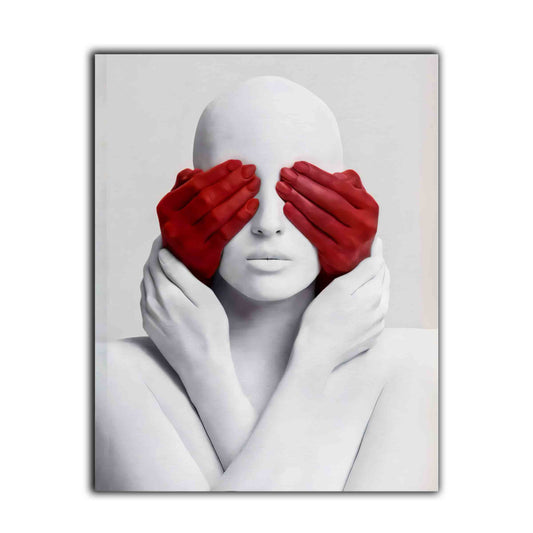 Peek-a-boo- Canvas Print