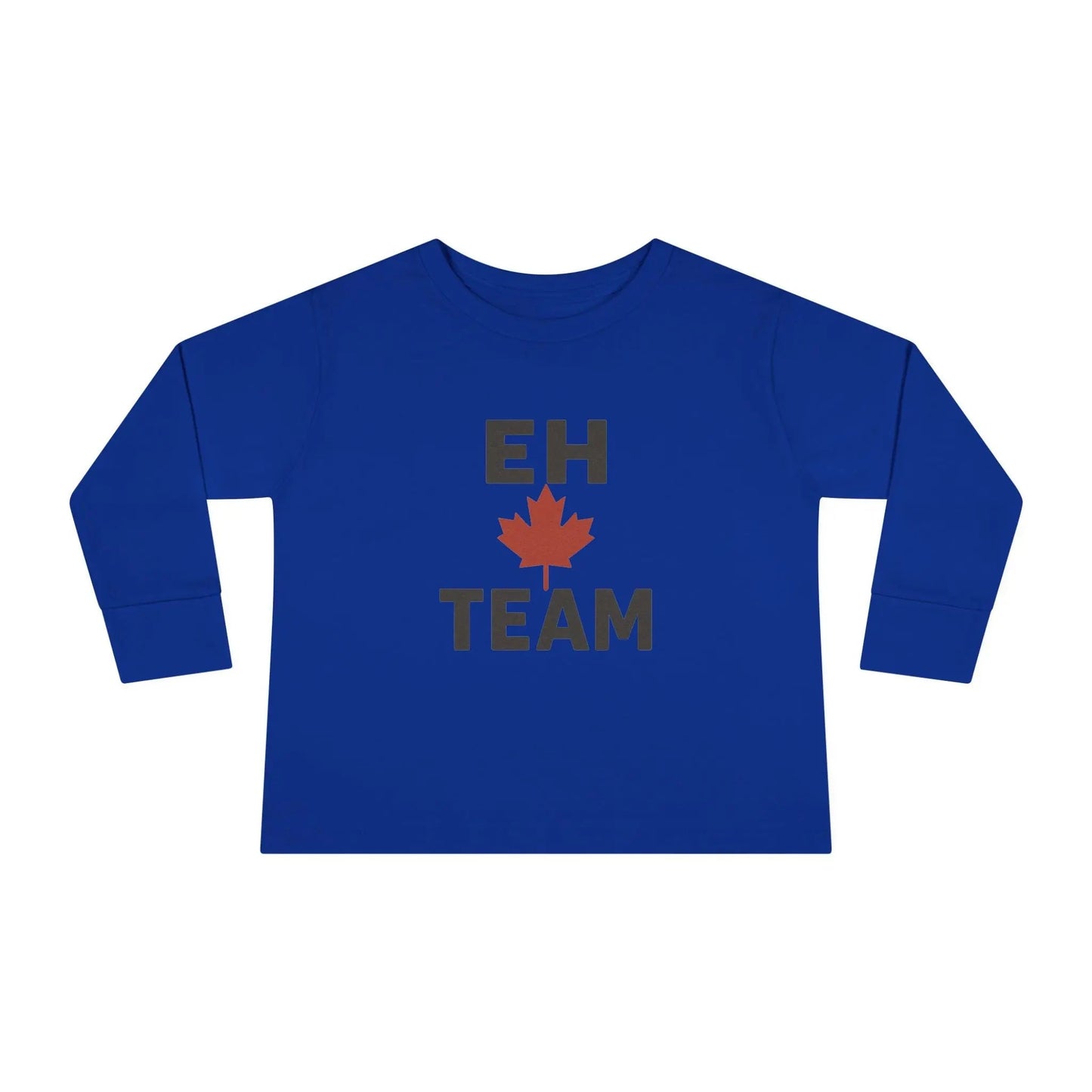 Maple Stick "Eh Team" Toddler Long Sleeve Tee – Maple Leaf Pride