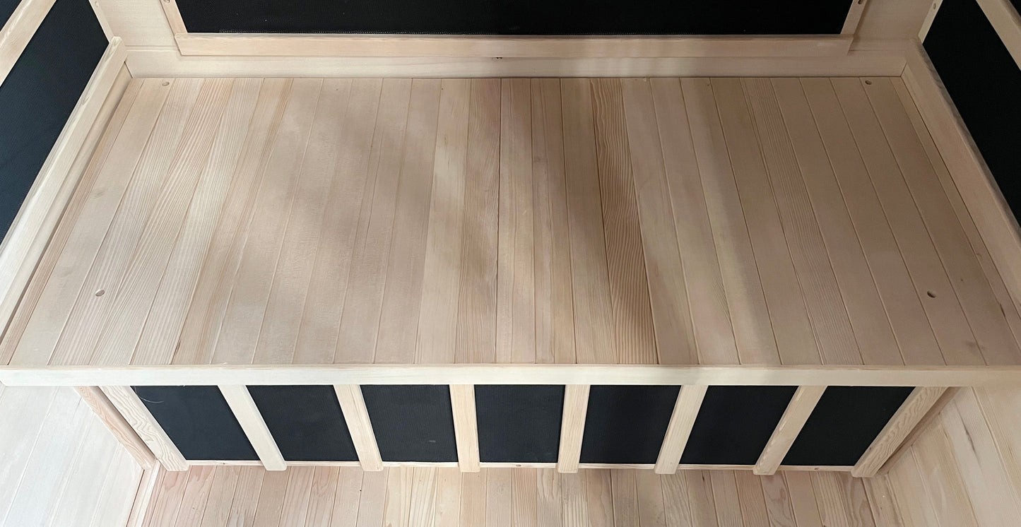 Blisspod | Vienna | Far Infrared Sauna Canadian Hemlock Very Low EMF Sauna, 7 Heaters – 3 Persons