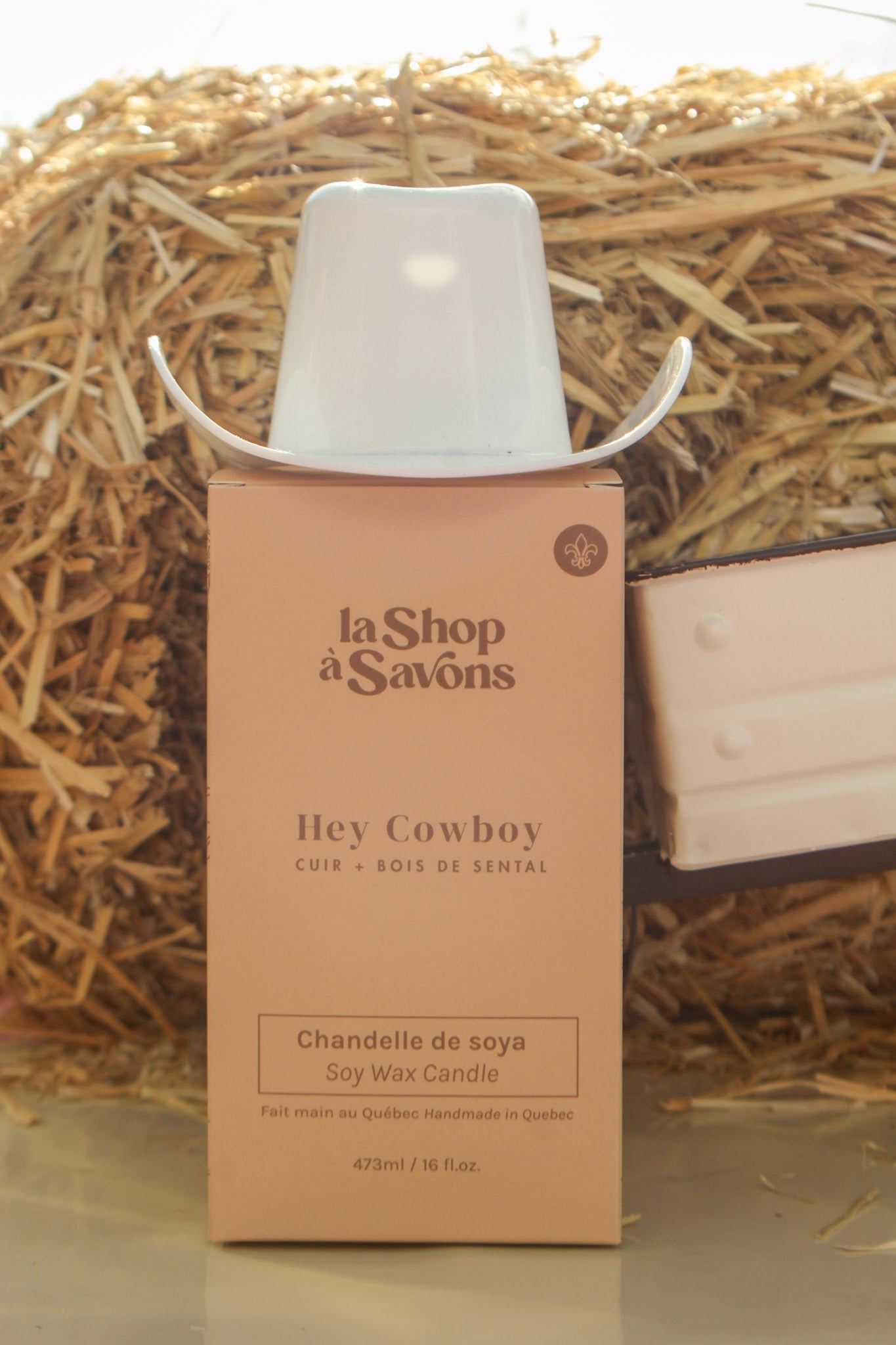 Chandelle de soya 16 oz - Hey Cowboy