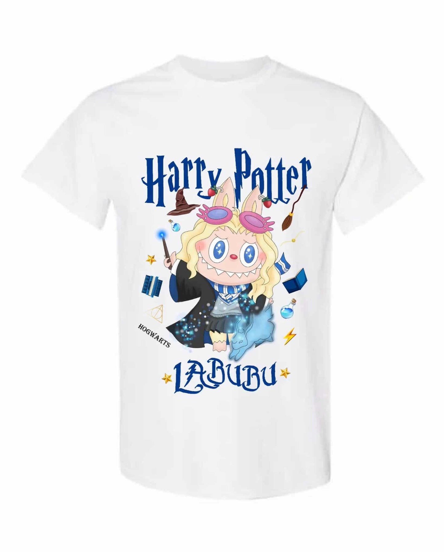 [kid size] Harry Potter Labubu T-Shirt – Cute Wizard Graphic Tee, 100% Cotton