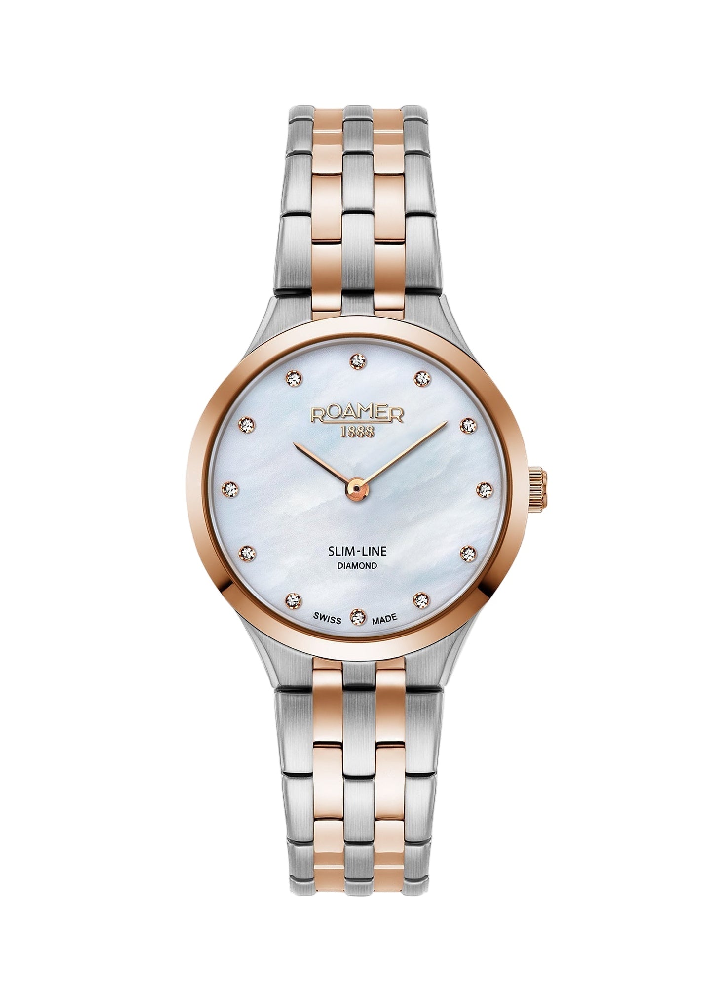 Roamer Slim-Line Diamond Ladies 30 mm Quartz Watch