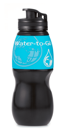WatertoGo 75cL Water Purification Filter Bottle Removes Contaminants by 99.9%