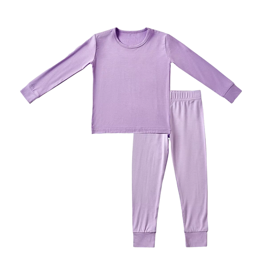 Lilac - Long Sleeve/Pant Set Bamboo Sleep + Play Matching Set