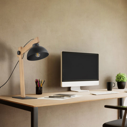 OSLO Black Scandinavian Night Lamp