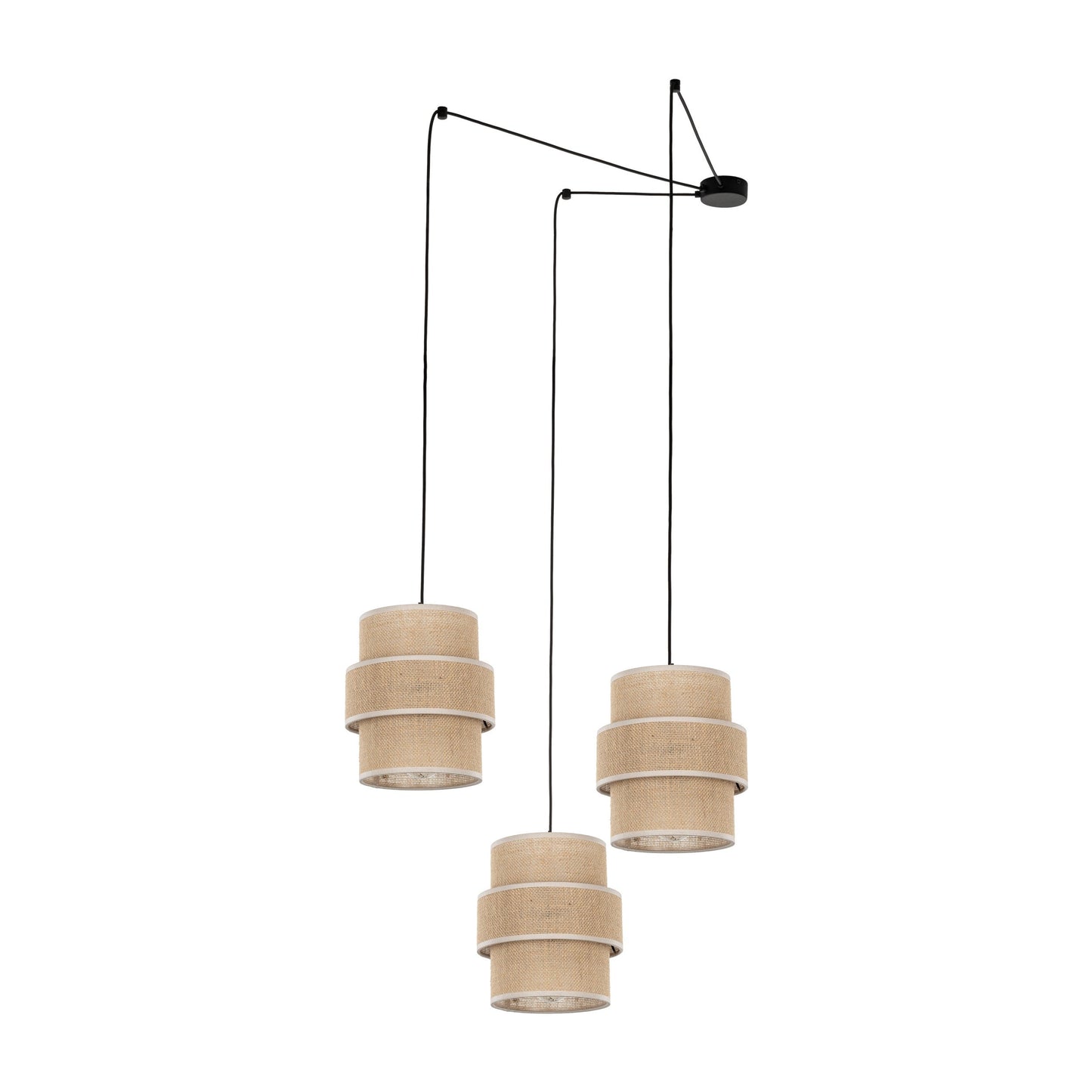 CALISTO JUTE Natural Suspension Lamp 3