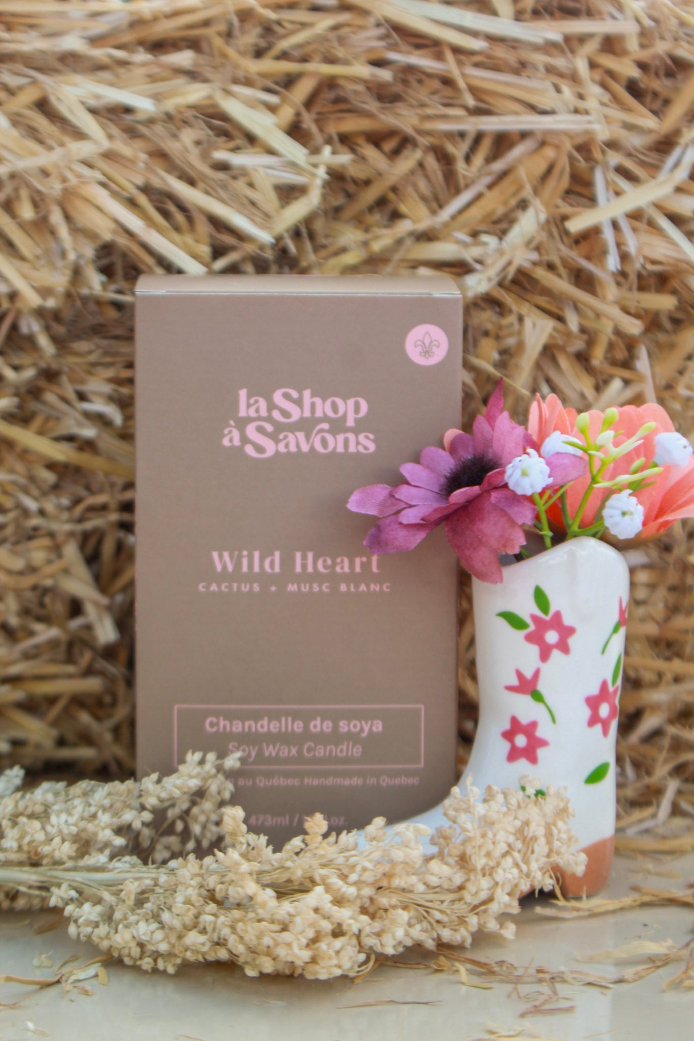 Chandelle de soya 16 oz - Wild Heart