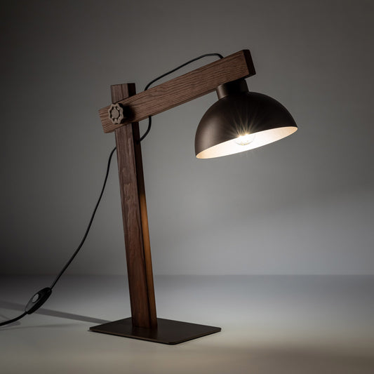 OSLO Brown Scandinavian Night Lamp