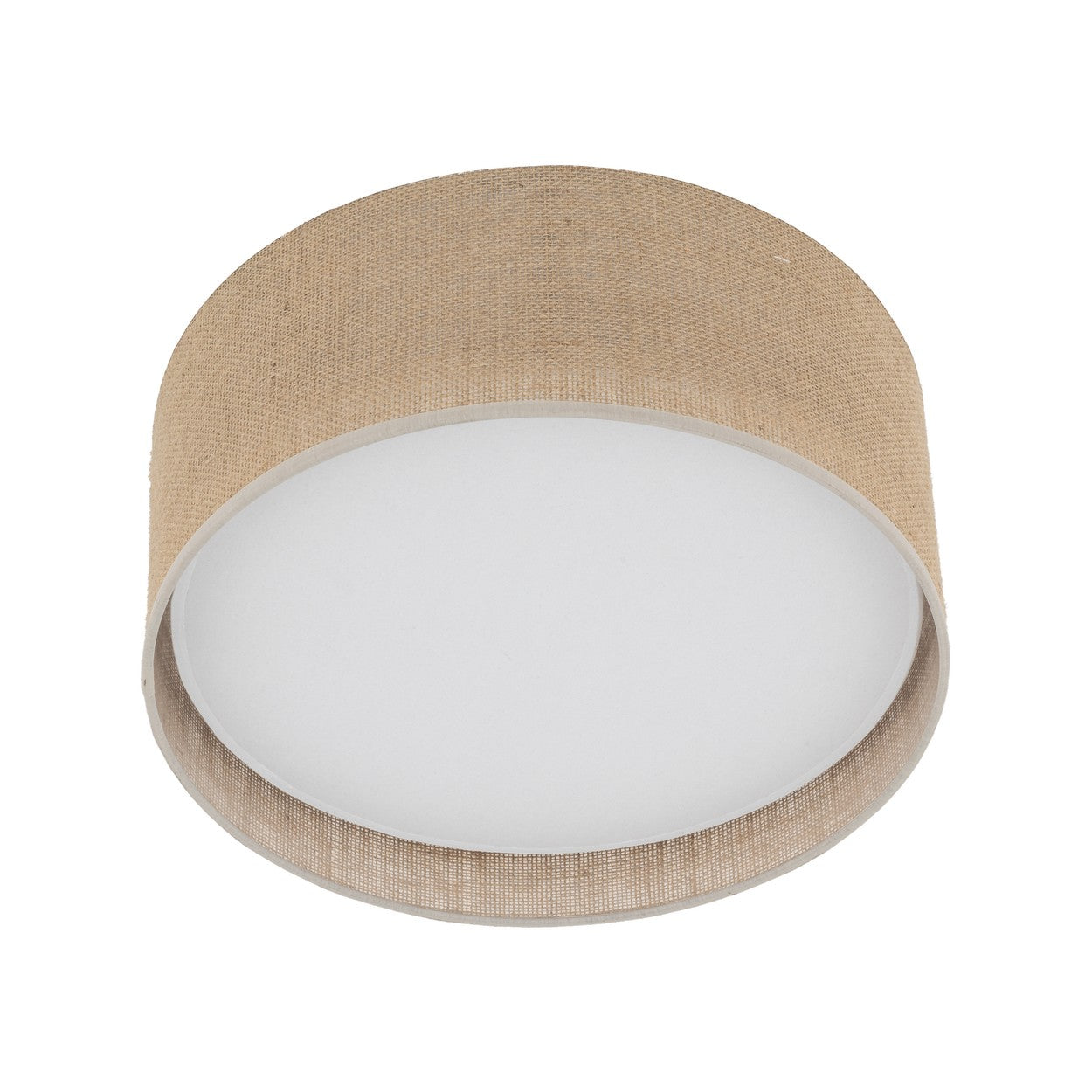 JUTE Natural Flush Mount Light