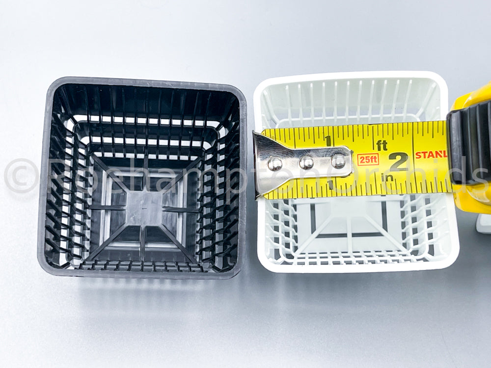 Clear square ultra aerated pots