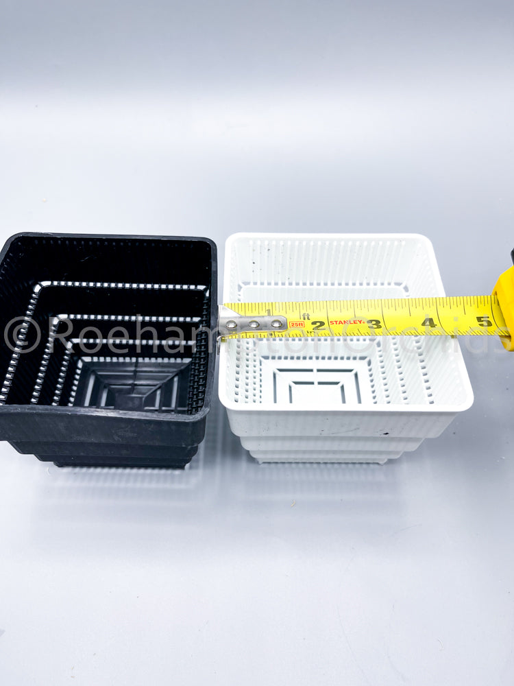 Clear square ultra aerated pots