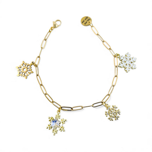 Golden Snowfall Bracelet - 2025 Christmas Collection