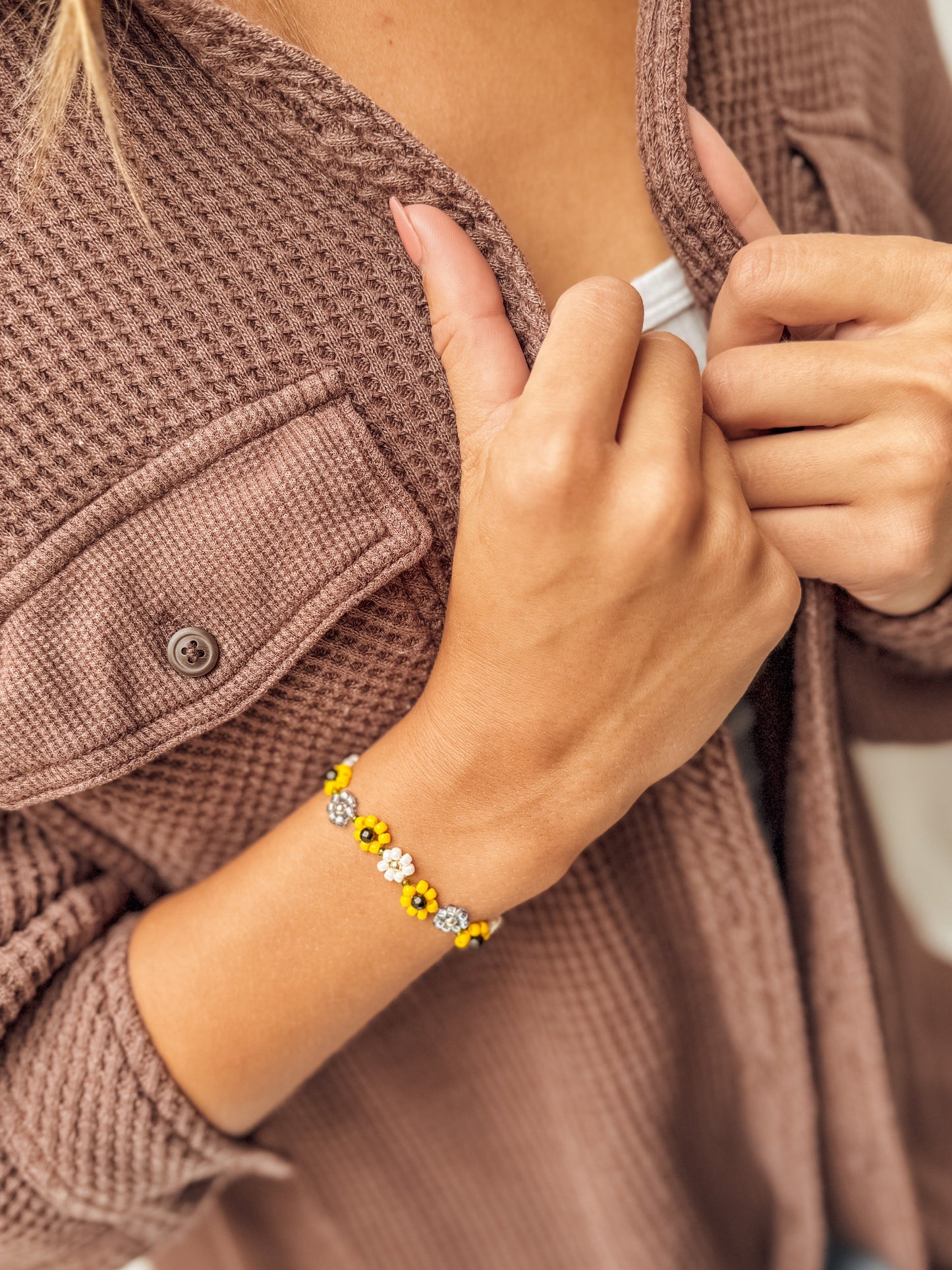The Golden Grove Sunflower bracelets🌻