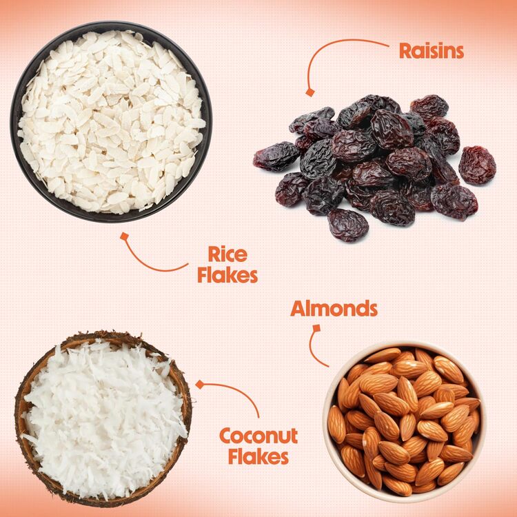 Super Muesli Nut Delight - 69% Whole Grain, 20% Dried Fruits & Nuts, No Sugar Infused Fruits - High Protein, Fibre Source - Premium Breakfast Cereal |