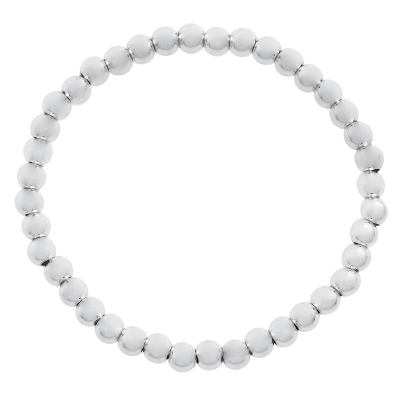 5mm Silver/Gold Bead Bracelet